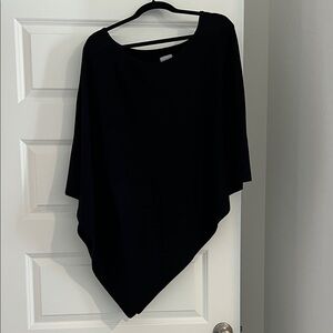 Chico's Black Poncho Sweater S/M